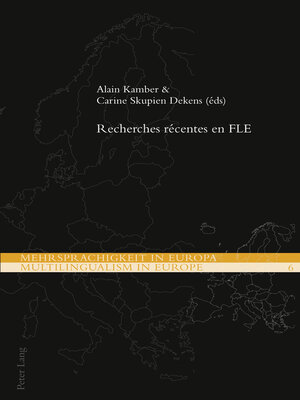 cover image of Recherches récentes en FLE